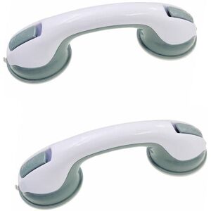 GOTRAYS 2 Pack Bathroom Suction Cup Grab Bars with Powerful Suction Cup for Disabled, Safety Handles for Elderly, Shower Handrail with Suction Grip GOTRAYS 2 Pack Bathroom Suction Cup Grab Bars with Powerful Suction Cup for Disabled, Safety Handles for Elderly, Shower Handrail with Suction Grip