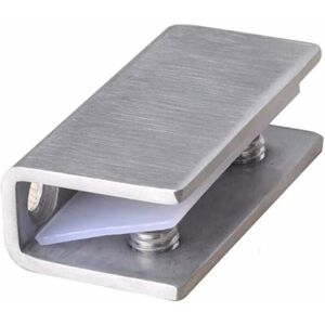 DHKLFA 2 Pack Glass Shower Door Fixing Clamps Stainless Steel Fixed Hinges 8-12mm Wall Brackets DHKLFA 2 Pack Glass Shower Door Fixing Clamps Stainless Steel Fixed Hinges 8-12mm Wall Brackets