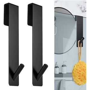 BEIJIYI 2 Pack Shower Door Hooks - No Drilling Towel Hanging Hooks - Shower Hook, Door Hooks for Frameless Glass Shower Doors (7 Inch) BEIJIYI 2 Pack Shower Door Hooks - No Drilling Towel Hanging Hooks - Shower Hook, Door Hooks for Frameless Glass Shower Doors (7 Inch)