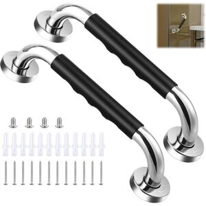 TOOLIVE Pack Bathtub Grab Bar, 33cm Non-Slip Bathroom Grab Bar, Stainless Steel Grab Bar Wall Mounted Shower Handle for Elderly/Disabled/Children/Pregnant, TOOLIVE Pack Bathtub Grab Bar, 33cm Non-Slip Bathroom Grab Bar, Stainless Steel Grab Bar Wall Mounted Shower Handle for Elderly/Disabled/Children/Pregnant,