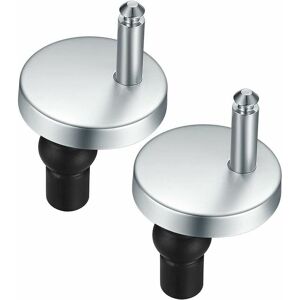 Fuhuida Trading - 2 Pieces Toilet Seat Hinged Fixings, Quick Release Hinges, Toilet Seat Hinge Fixings, with Spare Rubber Screws Fuhuida Trading - 2 Pieces Toilet Seat Hinged Fixings, Quick Release Hinges, Toilet Seat Hinge Fixings, with Spare Rubber Screws
