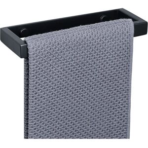 WOIYIC 20CM Towel Holder No Drilling Bathroom, Stainless Steel Wall Mounted Towel Rack for Kitchen Sink Toilet, Screw/Adhesive Mounting, Matte Black WOIYIC 20CM Towel Holder No Drilling Bathroom, Stainless Steel Wall Mounted Towel Rack for Kitchen Sink Toilet, Screw/Adhesive Mounting, Matte Black