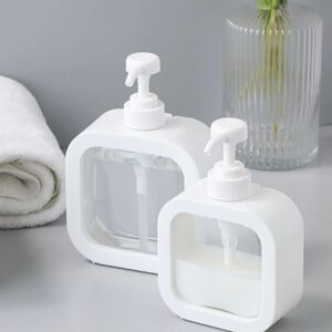 Linghhang - 2pcs 500ML Soap Dispenser, Refillable Soap Dispenser, Kitchen and Bathroom Soap Dispenser, Dishwashing Liquid Dispenser Linghhang - 2pcs 500ML Soap Dispenser, Refillable Soap Dispenser, Kitchen and Bathroom Soap Dispenser, Dishwashing Liquid Dispenser
