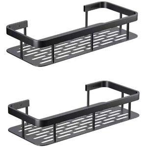 Tlily - 2Pcs Bathroom Shelves No-Drill Wall Mount Corner Shelf Shower Storage Rack Holder Toilet Makeup Organizer for Shampoo Tlily - 2Pcs Bathroom Shelves No-Drill Wall Mount Corner Shelf Shower Storage Rack Holder Toilet Makeup Organizer for Shampoo