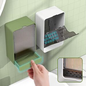 Linghhang - 2pcs Soap Dish with Lid, Wall Mounted Soap Box, No Drilling Soap Holder, Removable Drain Tray for Sink, Shower, Bathroom, Kitchen White Linghhang - 2pcs Soap Dish with Lid, Wall Mounted Soap Box, No Drilling Soap Holder, Removable Drain Tray for Sink, Shower, Bathroom, Kitchen White