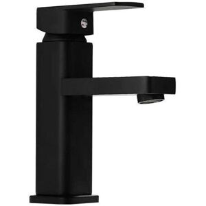 IKODM 304 stainless steel black paint under counter basin faucet square single hole hot and cold mixing basin faucet hotel IKODM 304 stainless steel black paint under counter basin faucet square single hole hot and cold mixing basin faucet hotel