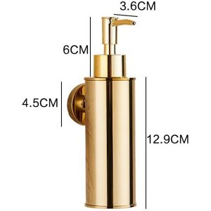 304 stainless steel wall soap dispenser, gold color, wall mounted pressure soap dispenser for hotels for shower gel and hand sanitizer Ymyny 304 stainless steel wall soap dispenser, gold color, wall mounted pressure soap dispenser for hotels for shower gel and hand sanitizer Ymyny