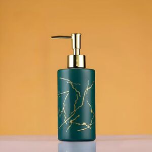 TINOR 320ML Gold Marble Glass Soap Dispenser - Elegant Design for Bathroom or Kitchen - Rustproof and Refillable Pump - Ideal for Liquid Soap, Lotion or TINOR 320ML Gold Marble Glass Soap Dispenser - Elegant Design for Bathroom or Kitchen - Rustproof and Refillable Pump - Ideal for Liquid Soap, Lotion or