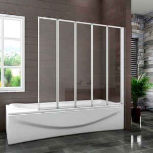 SKY 5 Fold Screen - 1200x1400mm + NO Towel Rail Handle SKY 5 Fold Screen - 1200x1400mm + NO Towel Rail Handle