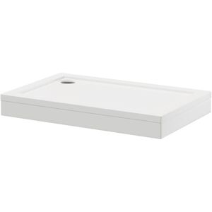 Wholesale Domestic - Pearlstone 1100mm x 700mm x 40mm Rectangular Shower Tray and Plinth Wholesale Domestic - Pearlstone 1100mm x 700mm x 40mm Rectangular Shower Tray and Plinth