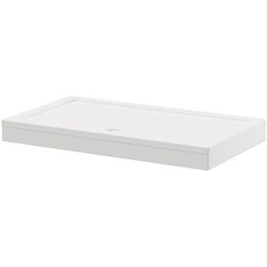 Wholesale Domestic Pearlstone 1400mm x 800mm x 40mm Rectangular Shower Tray and Plinth Wholesale Domestic Pearlstone 1400mm x 800mm x 40mm Rectangular Shower Tray and Plinth