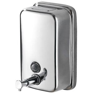 Cyslmuk - 1000ml Soap Dispenser, Stainless Steel Manual Wall Mounted Soap Dispenser, Commercial Soap Dispenser for Bathroom Kitchen Market Hotel Cyslmuk - 1000ml Soap Dispenser, Stainless Steel Manual Wall Mounted Soap Dispenser, Commercial Soap Dispenser for Bathroom Kitchen Market Hotel