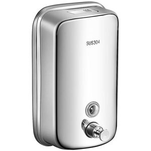 Gotrays - 500ML Stainless Steel Wall Mounted Liquid Soap Dispenser for Bathroom and Kitchen Gotrays - 500ML Stainless Steel Wall Mounted Liquid Soap Dispenser for Bathroom and Kitchen