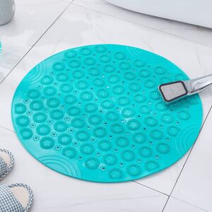 LINGHHANG 55x55cm, Green, PVC Round Massage Bath Mat, Non-Slip Shower Mat, Bathroom Mat, Machine Washable Shower Mat, Bathtub Mat LINGHHANG 55x55cm, Green, PVC Round Massage Bath Mat, Non-Slip Shower Mat, Bathroom Mat, Machine Washable Shower Mat, Bathtub Mat