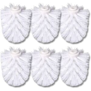 WOIYIC 6 Pack WC Spare Brush Head White Spare Brushes White Brush Head Individually Replaceable White Toilet Brush Toilet Brushes Toilet Brushes 6 Spare WOIYIC 6 Pack WC Spare Brush Head White Spare Brushes White Brush Head Individually Replaceable White Toilet Brush Toilet Brushes Toilet Brushes 6 Spare