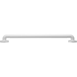 White Straight Grab Bar Hand Rail, Plastic Shower Handle, 600mm - Croydex White Straight Grab Bar Hand Rail, Plastic Shower Handle, 600mm - Croydex