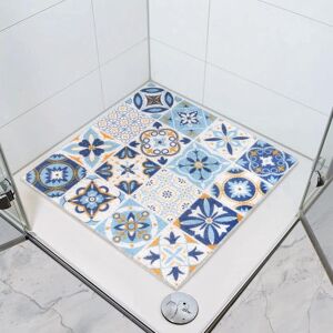 CSPARKV Blue)60x40cm Non-Slip Shower Mat - Non-Slip Shower Mat - Non-Slip Square - Safety Mat - pvc - Comfortable Loofah - With Drainage Holes CSPARKV Blue)60x40cm Non-Slip Shower Mat - Non-Slip Shower Mat - Non-Slip Square - Safety Mat - pvc - Comfortable Loofah - With Drainage Holes