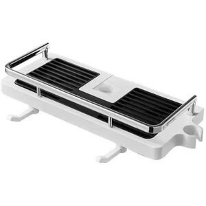 Cyslmuk - Adjustable Wall Mounted Shower Shelf, Bathroom Kitchen Storage Basket Fix on Pipe, Anti-Rust Metal Shower Caddy, Practical Wall Bracket Cyslmuk - Adjustable Wall Mounted Shower Shelf, Bathroom Kitchen Storage Basket Fix on Pipe, Anti-Rust Metal Shower Caddy, Practical Wall Bracket