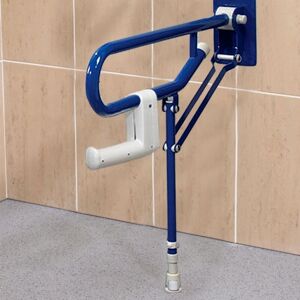 1800 Series Folding Grab Rail 765mm Length Blue - AKW 1800 Series Folding Grab Rail 765mm Length Blue - AKW
