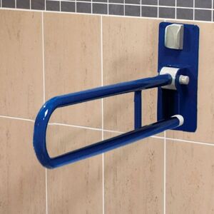 AKW - 1800 Series Folding Support Grab Rail 765mm Length Blue AKW - 1800 Series Folding Support Grab Rail 765mm Length Blue