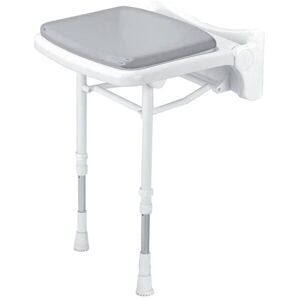 AKW 2000 Series Compact Fold Up Padded Shower Seat Grey AKW 2000 Series Compact Fold Up Padded Shower Seat Grey