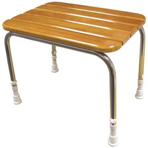 AKW - Wooden Freestanding Shower Stool 555mm x 372mm AKW - Wooden Freestanding Shower Stool 555mm x 372mm
