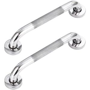 2pcs 304 Stainless Steel Bathroom Grab Bar with Non-Slip Handle,for Bathtub,Toilet,Bathroom,Stair Handrail - Alwaysh 2pcs 304 Stainless Steel Bathroom Grab Bar with Non-Slip Handle,for Bathtub,Toilet,Bathroom,Stair Handrail - Alwaysh