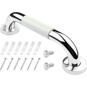 ALWAYSH 30cm Toilet Grab Bar, Non-Slip with Fluorescent Light, Stainless Steel Support Shower Handle for Showering and Bathing, Elderly/Disabled/Children ALWAYSH 30cm Toilet Grab Bar, Non-Slip with Fluorescent Light, Stainless Steel Support Shower Handle for Showering and Bathing, Elderly/Disabled/Children