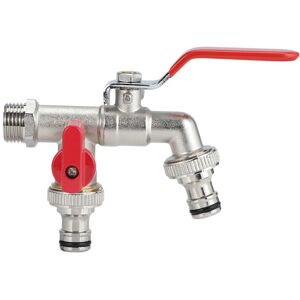 Alwaysh - 3/4 Inch Brass Wall Mount+3/4'' Inch Brass Water Faucet,Wall Mounted Faucet - For Garden, Washing Machine, Rain Barrel Alwaysh - 3/4 Inch Brass Wall Mount+3/4'' Inch Brass Water Faucet,Wall Mounted Faucet - For Garden, Washing Machine, Rain Barrel