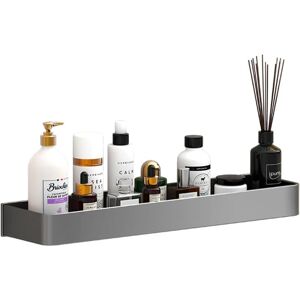 ALWAYSH Shower Shelf, Shower Storage Without Drilling, Aluminum Bathroom Basket, Grey Shower Storage, Shower Shampoo Holder, Shelf Without Drilling 30cm ALWAYSH Shower Shelf, Shower Storage Without Drilling, Aluminum Bathroom Basket, Grey Shower Storage, Shower Shampoo Holder, Shelf Without Drilling 30cm