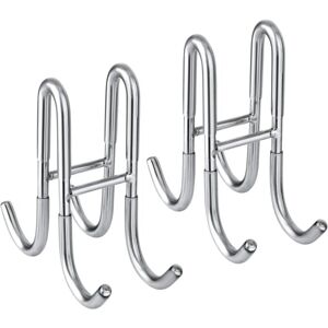 Alwaysh - 2pcs Shower Glass Door Hooks, 304 Stainless Steel Shower Door Hooks Double Sided Shower Towel Hooks No Drilling Required for Bathroom Alwaysh - 2pcs Shower Glass Door Hooks, 304 Stainless Steel Shower Door Hooks Double Sided Shower Towel Hooks No Drilling Required for Bathroom
