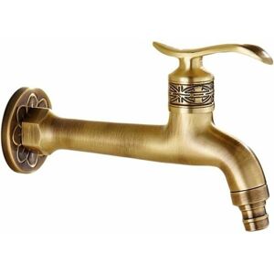 Jalleria - AlwaysH Antique Brass Faucet with Lever Handle, Antique Look Brass(G1/2) Jalleria - AlwaysH Antique Brass Faucet with Lever Handle, Antique Look Brass(G1/2)