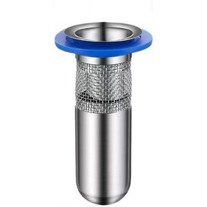 Alwaysh - Stainless Steel Anti Odor Valve, Anti Odor Shower with Removable Filter, Reduce Hair Clogging, for Drain Outlets with a Diameter of 34 to Alwaysh - Stainless Steel Anti Odor Valve, Anti Odor Shower with Removable Filter, Reduce Hair Clogging, for Drain Outlets with a Diameter of 34 to