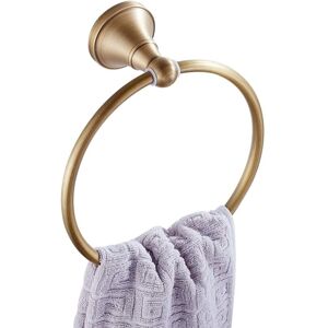 Serbia - Anneau porte-serviette rond en laiton pour porte-serviette de salle de bain serviette de bain suspendu fixé au mur, Bronze brossé. Serbia - Anneau porte-serviette rond en laiton pour porte-serviette de salle de bain serviette de bain suspendu fixé au mur, Bronze brossé.