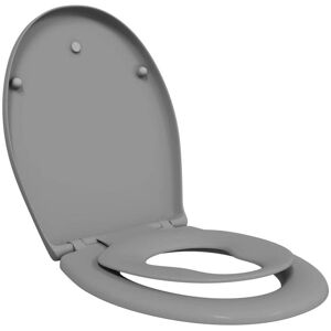 Vidaxl - Quick Release Toilet Seat Grey 44.5 x 37.3 x 4.3 cm Duroplast Vidaxl - Quick Release Toilet Seat Grey 44.5 x 37.3 x 4.3 cm Duroplast