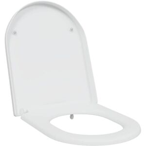 Quick Release Toilet suitable for Seat White 46.2 x 36 x 4.3 cm vidaXL Quick Release Toilet suitable for Seat White 46.2 x 36 x 4.3 cm vidaXL