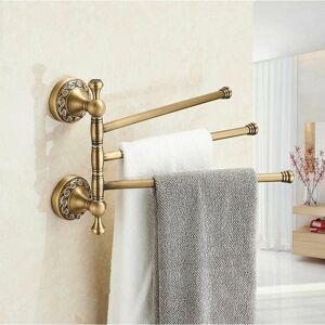 Pepte - Towel Holder Triple Bar Rail 3-Tier Hanger Antique Brass Pepte - Towel Holder Triple Bar Rail 3-Tier Hanger Antique Brass
