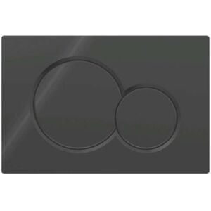 COOCHEER Geberit Sigma01 flush plate for dual flush: jet black RAL 9005 (115.770.DW.5) COOCHEER Geberit Sigma01 flush plate for dual flush: jet black RAL 9005 (115.770.DW.5)