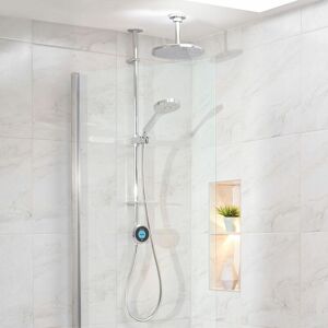 AQUALISA SHOWERS Aqualisa Optic q Smart Shower Exposed Adjustable Head Fixed Ceiling Head Gravity AQUALISA SHOWERS Aqualisa Optic q Smart Shower Exposed Adjustable Head Fixed Ceiling Head Gravity