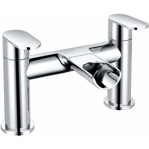 Aquariss - Modern Bathroom Tub Monobloc Bath Filler Mixer Chrome Brass Double Lever Aquariss - Modern Bathroom Tub Monobloc Bath Filler Mixer Chrome Brass Double Lever