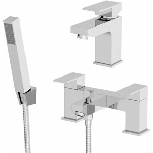 Architeckt - Ibbardo Basin Mixer Tap and Bath Shower Mixer Tap Set Architeckt - Ibbardo Basin Mixer Tap and Bath Shower Mixer Tap Set