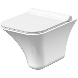 Baystone Charm Wall Hung Rimless Toilet - Soft Close Seat Baystone Charm Wall Hung Rimless Toilet - Soft Close Seat
