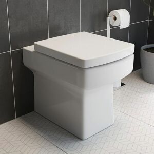 AFFINE Back to Wall Toilet btw Bathroom Modern Pan Square Cloakroom Soft Close Seat AFFINE Back to Wall Toilet btw Bathroom Modern Pan Square Cloakroom Soft Close Seat