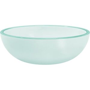 vidaXL Bathroom Sink - 35 x 12 cm Frosted Tempered Glass vidaXL Bathroom Sink - 35 x 12 cm Frosted Tempered Glass