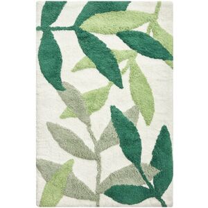 BELIANI Bath Mat ASAN Green 60 x 90 cm Cotton BELIANI Bath Mat ASAN Green 60 x 90 cm Cotton
