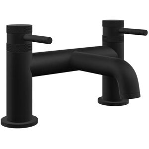 Merano - Core Matt Black Modern Round Style Bath Filler Bathroom Tap Merano - Core Matt Black Modern Round Style Bath Filler Bathroom Tap