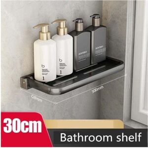 YMYNY Bathroom Black Fold Shelf Space Aluminum Corner Shelves Towel Holder Shampoo Holder Kitchen Storage Rack Nail-Free Installation 30cm MUMU YMYNY Bathroom Black Fold Shelf Space Aluminum Corner Shelves Towel Holder Shampoo Holder Kitchen Storage Rack Nail-Free Installation 30cm MUMU