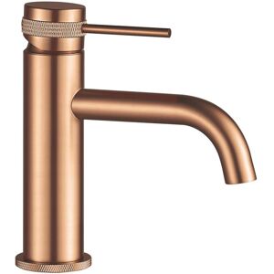 Bathroom Faucet Rea Lungo Grip Brush Copper Low Bathroom Faucet Rea Lungo Grip Brush Copper Low