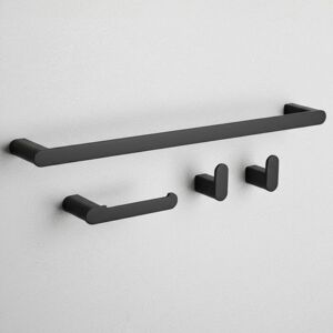 Bathroom Hook Set Rea Mati Black 4 Pieces Bathroom Hook Set Rea Mati Black 4 Pieces