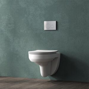 SKY BATHROOM Bathroom Rimless Wall Hung Toilet Round UF Slim Soft Close Seat WC White Ceramic SKY BATHROOM Bathroom Rimless Wall Hung Toilet Round UF Slim Soft Close Seat WC White Ceramic